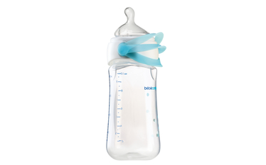 BIBERON EASY CLIP PP 270 ML ROSE + TETINE T1 DEBIT MOYEN - Image 4