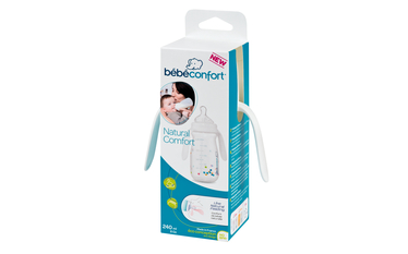 BIBERON À POIGNEES 240ML NATURAL COMFORT - BÉBÉ CONFORT - Image 4