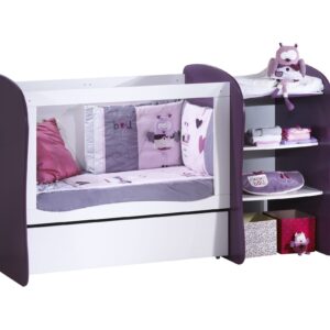 Tiroir lit chambre transformable POP INDIGO/ARGILE/VIOLETTE