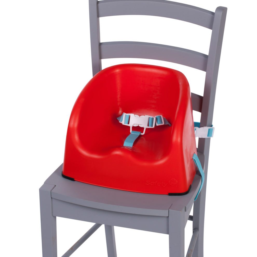 RÉHAUSSEUR DE CHAISE ESSENTIAL BOOSTER RED LINES - SAFETY FIRST - Petit Léo
