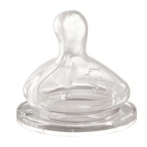 Lot 2 Tétines débit lent - T.S/0M+ - Natural - Bébé confort