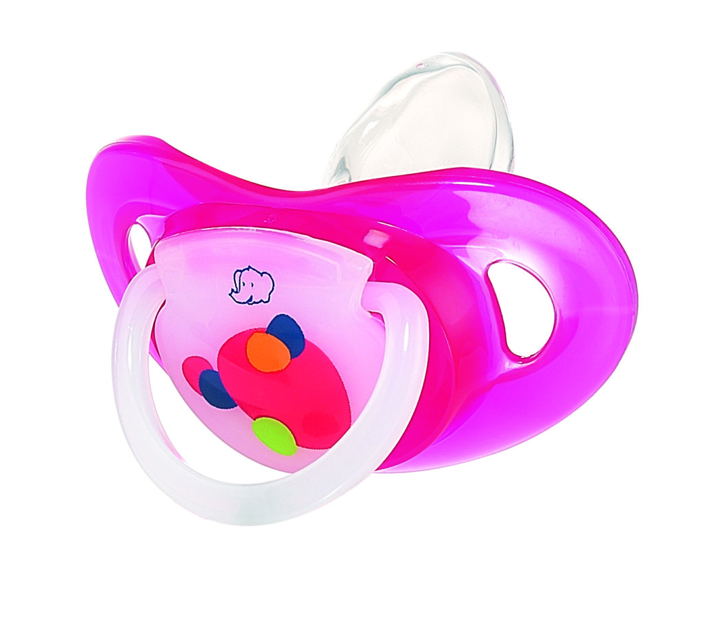 Lot 2 Sucettes 12mois+ DENTAL SAFE - Rose - BÉBÉ CONFORT