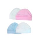 Bonnet de Naissance en coton couleur UNIE