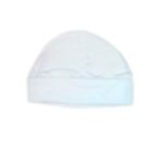 Bonnet de Naissance en coton couleur UNIE - Image 3