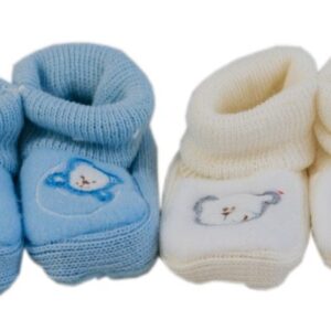 Paire de Chaussons pour bébé Couleur Garçon