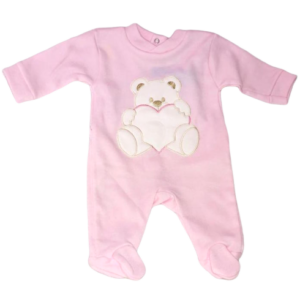 Grenouillère Coton - Rose - Mignon
