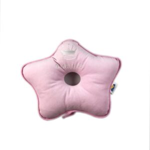 Coussin Anti Tête Plate pour bébé - Étoile Rose - BEBESITOS