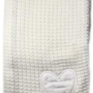 Couverture crochet "Rêve de mes Parents" - Blanc - FRUIT DE MA PASSION