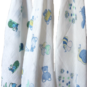 Les Langes/couches en coton tissé - ANIMAUX - MIGNON