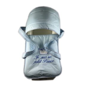 Couffin Bébé en tissu - Bleu - FRUIT DE MA PASSION