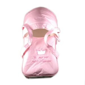 Couffin Bébé en tissu - Rose - FRUIT DE MA PASSION