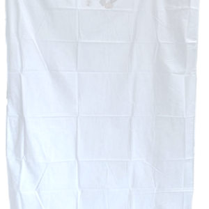 Drap Plat Brodé 110x160 - BÉBÉ CARAMEL