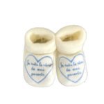 Paire de Chaussons naissance brodés "Je suis le rêve de mes parents" - GARÇON/MIXTE - Image 6