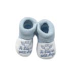 Paire de Chaussons naissance brodés "Je suis un petit ange" - TU - Image 4