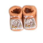 Paire de Chaussons naissance à Motifs brodés - COULEUR - Image 3