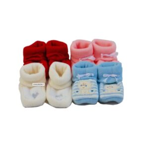 Paire de Chaussons pour bébé Couleur Garçon