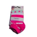 Lot de 3 Paires de Chaussettes - TWINDAY Cerise- Fille - Image 4