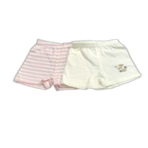 Lot 2 Short bébé coton -