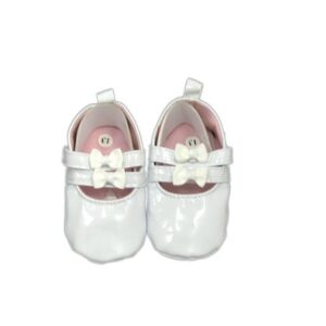 Chaussure blanche pour fille avec nœuds