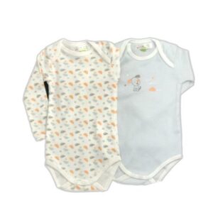 Lot 2 Bodies - Manches Longues - Bleu