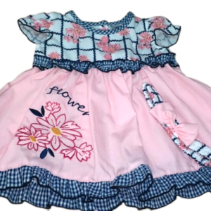 Robe et Bandeau assortis - FLOWER Rose