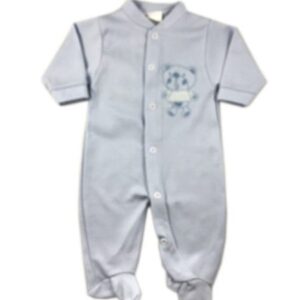 Grenouillère Coton Bleu - Ourson/3m - FDMP