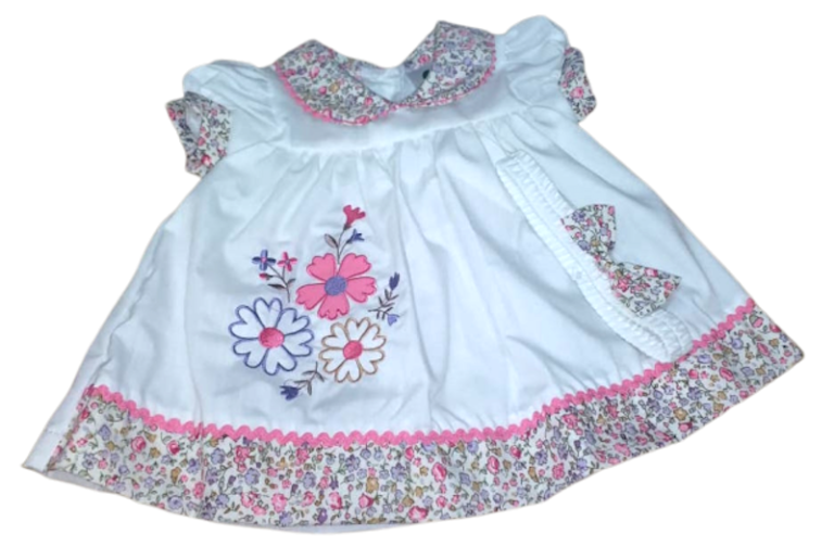 Robe et Bandeau assortis - CHAMPÊTRE Rose