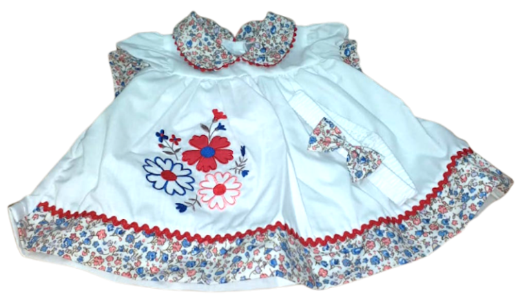 Robe et Bandeau assortis - CHAMPÊTRE Rouge