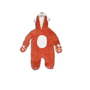Doudoune bébé Modèle Grenouillère -orange