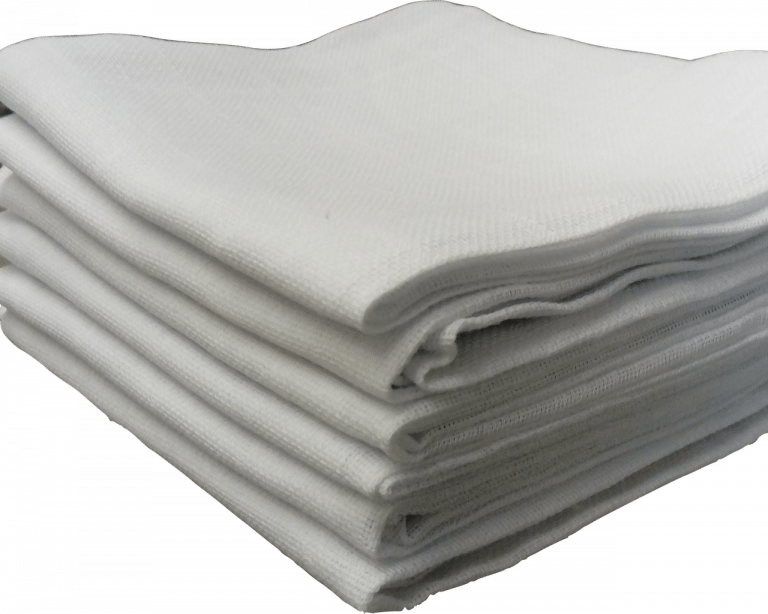 Les Langes/couches en coton tissé - Uni Blanc - MIGNON - Image 2