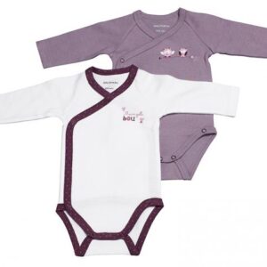 Lot 2 Bodies Brassière - MAM'ZELLE BOU Baby Wear - SAUTHON