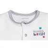 PYJAMAS VELOURS BLANC  - MISTER BOUH - BABY WEAR - SAUTHON - Image 2
