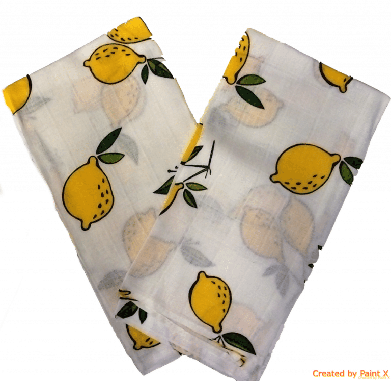 Les Langes/couches en coton tissé - FRUITS - MIGNON - Image 3