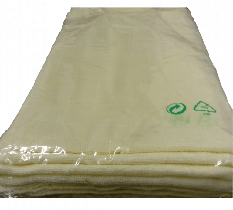 Les Langes/couches en coton tissé - Uni Jaune - MIGNON - Image 3