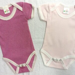 Body Manches Courtes 100% Coton - RAYE ROSE