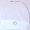 Bonnet Naissance Blanc - Couronne Couleur - FRUIT DE MA PASSION - Image 3