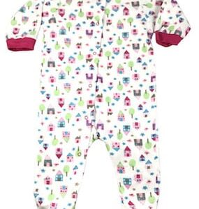 Grenouillère bébé coton blanche à motifs - Bird - GERBER