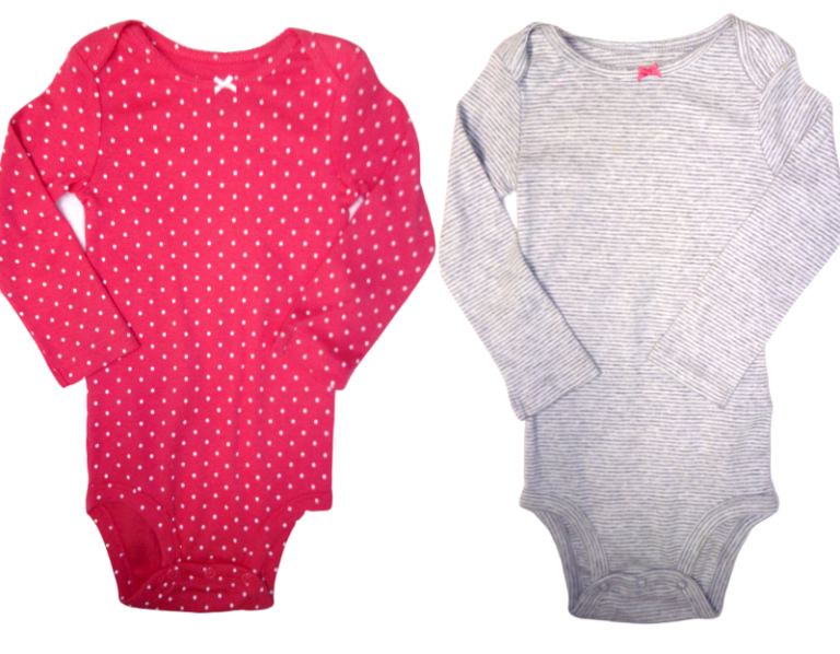 Lot 2 Bodies à Manches Longues - Fushia/Marine - CARTER'S