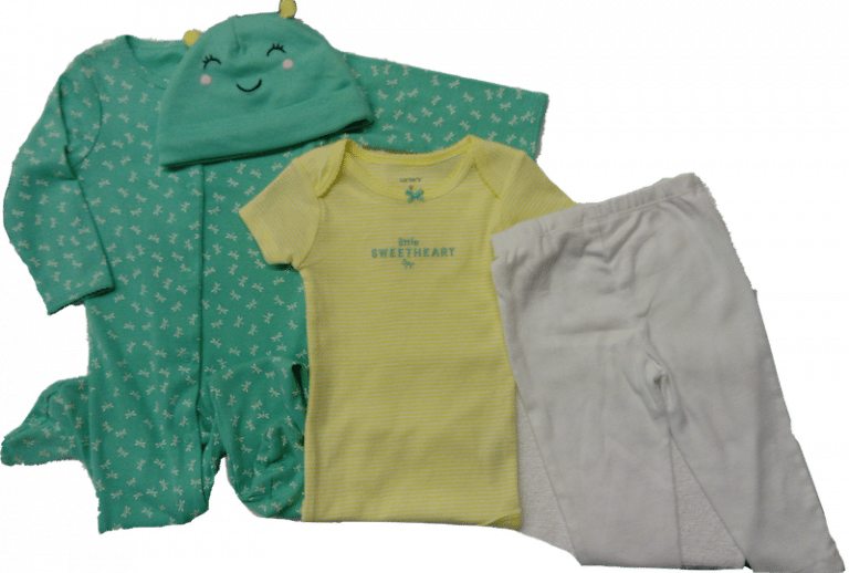 Set Pyjamas 4 Pièces - LIBELLULE - 6 MOIS - CARTER'S