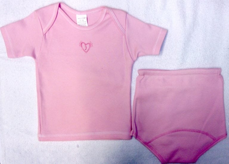 Ensemble t-shirt et culotte bébé 12/18 mois - Rose - FRUIT DE MA PASSION