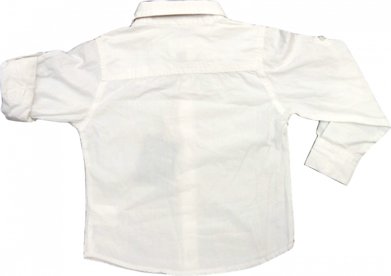Ensemble Garçon Chemise Vestons et Foulard - Blanc/Marron - Image 3