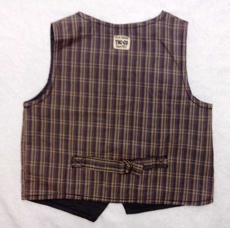 Ensemble Garçon Chemise Vestons et Foulard - Blanc/Marron - Image 6