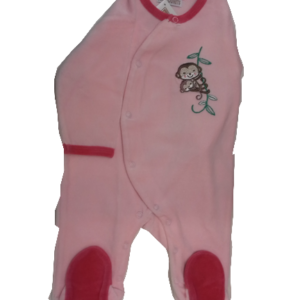 Grenouillère Dors-Bien velours - Singe/3m - Les CHÂTOUNETS