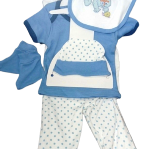SET DE NAISSANCE 6 PIÈCES - Bleu - Garçon