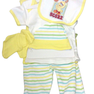 SET DE NAISSANCE 6 PIÈCES - Jaune - Mixte