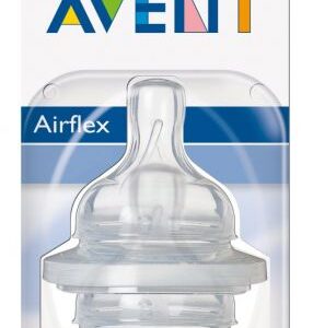 AVENT TETINE CLASSIC+ SILICONE AIRFLEX DEBIT VARIABLE 3 MOIS ET