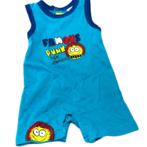 Barboteuse Sans Manche - Bleue - Baby Collection
