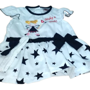 Robe et Bandeau assortis - ÉTOILES Bleues