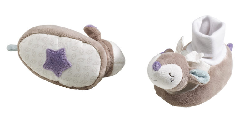 CHAUSSONS GRELOT - NOISETTE - 0-6 MOIS