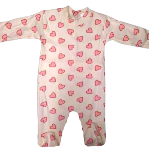 Grenouillère Coton - COEURS - Mignon